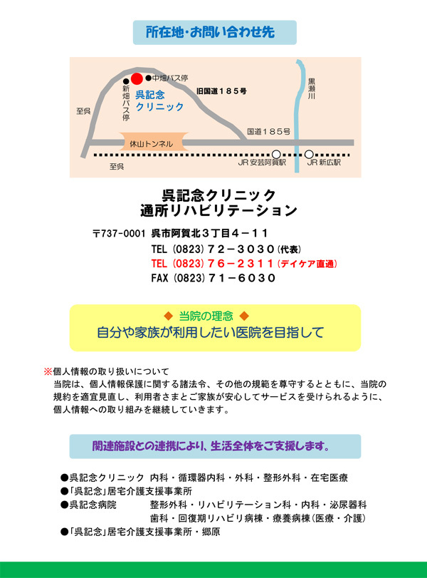 通所リハビリテーションご案内